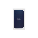 YOOUP ANT iPhone X Notesz Bőrtok Sötétkék