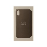 YOOUP ANT iPhone XR Notesz Bőrtok Grafit