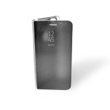 YOOUP Clear view iPhone 7 Plus/8 Plus oldalra nyíló tok ezüst