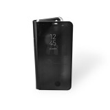 YOOUP Clear view iPhone X/XS oldalra nyíló tok fekete