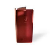 YOOUP Clear view Samsung Galaxy Note 8 N950F oldalra nyíló tok rose gold