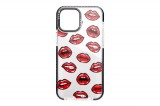 YOOUP IPHONE 12 PRO MAX 6.7 MINTÁS TOK LIPS FEKETE