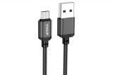 YOOUP L07A MICRO USB KÁBEL 2.4A 2 MÉTER FEKETE