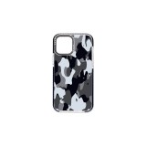 YOOUP Mintás telefontok Military iPhone 13 Pro Max szürke-fekete