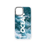 YOOUP Mintás telefontok Ocean iPhone 12 Pro Max fehér kerettel