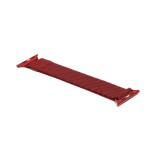 YOOUP Óraszíj Apple Watch 38 mm/Watch 4 40 mm Milanoi piros