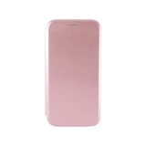 YOOUP Smart Diva fliptok Huawei Mate 30 Lite ívelt mágneses oldalra nyíló tok rose gold