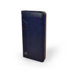 YOOUP Smart Magnetic oldalra nyíló mágneses bőrtok Huawei P20 sötétkék
