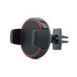 YOOUP Szellőzőrácsra rögzíthető wireless gyorstöltős autós telefontartó (WX-021)