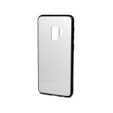 YOOUP Szilikon tok Samsung Galaxy S9 G960 üveges hátlappal fehér