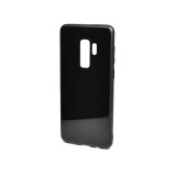 YOOUP Szilikon tok Samsung Galaxy S9 Plus G965 üveges hátlappal fekete