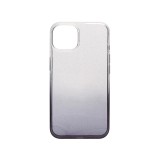 YOOUP Színátmenetes csillogós TPU telefontok iPhone 13 Mini fekete