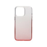 YOOUP Színátmenetes csillogós TPU telefontok iPhone 13 Pro piros