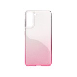 YOOUP Színátmenetes csillogós TPU telefontok Samsung Galaxy S21 FE G990B pink