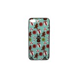 YOOUP Üveges hátlappal rendelkezó telefontok karácsonyi mintával mézeskalács díszek iPhone 7 Plus/8 Plus
