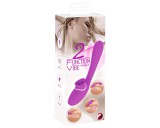 You2Toys 2 Function Vibe - akkus 2in1 vibrátor (lila)