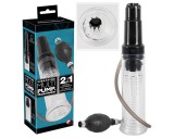 You2Toys - 2in1 - péniszpumpa és maszturbátor egyben (átlátszó)