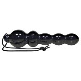 You2Toys Black Jack - gyöngyös anál dildó (fekete)