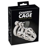 You2Toys - Chastity Cage - fém pénisz ketrec, lakattal