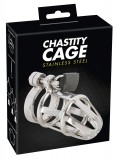 You2Toys - Chastity Cage - fém pénisz ketrec, lakattal
