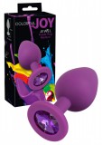 You2Toys Colorful JOY - szilikon anál dildó - közepes (lila)