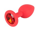 You2Toys Colorful JOY - szilikon anál plug - kicsi (piros)