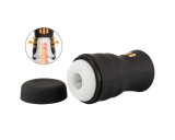 You2Toys Gyro - forgó, rezgő maszturbátor (fekete)