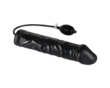 You2Toys - latex, pumpálható análtágító - nagy (fekete)