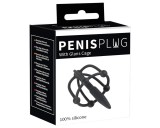 You2Toys Penisplug - szilikon makk ketrec dilátorral (fekete)