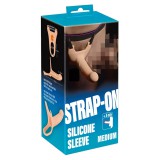 You2Toys - Strap-on M - felcsatolható, üreges dildó - natúr