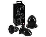 You2Toys - Stretching Plug Kit - anál plug szett - 3db (fekete)