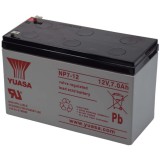 Yuasa 12V 7Ah Zselés akkumulátor NP7-12 F1