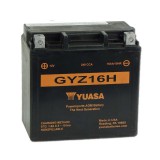 YUASA Motor Yuasa GYZ16H 12V 16Ah gondozásmentes AGM (zselés) motor akkumulátor