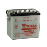 YUASA Motor Yuasa Y60-N24A 12V 28Ah Motor akkumulátor sav nélkül