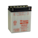 YUASA Motor Yuasa YB12A-B 12V 12Ah Motor akkumulátor sav nélkül