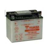 YUASA Motor Yuasa YB12B-B2 12V 12Ah Motor akkumulátor sav nélkül