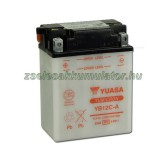 YUASA Motor Yuasa YB12C-A 12V 12Ah Motor akkumulátor sav nélkül
