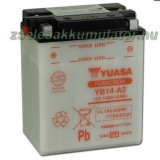YUASA Motor Yuasa YB14-A2 12V 14Ah Motor akkumulátor sav nélkül