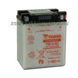 YUASA Motor Yuasa YB14-B2 12V 14Ah Motor akkumulátor sav nélkül