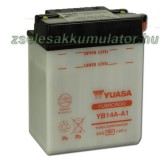 YUASA Motor Yuasa YB14A-A1 12V 14Ah Motor akkumulátor sav nélkül