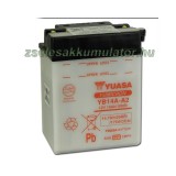 YUASA Motor Yuasa YB14A-A2 12V 14Ah Motor akkumulátor sav nélkül