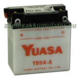 YUASA Motor Yuasa YB9A-A 12V 9Ah Motor akkumulátor sav nélkül