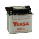 YUASA Motor Yuasa YB9A-A 12V 9Ah Motor akkumulátor sav nélkül