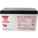 Yuasa NPW45-12 NP45W/12 Ólomakku 12 V 8.5 Ah Ólom-vlies (AGM) (Sz x Ma x Mé) 151 x 97.5 x 65 mm 6,35 mm-es laposérintkezős dugó Kis önkisülés, (NP45W/12)