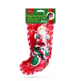 Yummie Karácsonyi kutyajáték szett labda kötél mikulás