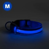 Yummie LED-es nyakörv - akkumulátoros - M méret - kék