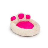 Yummie Mancs alakú kutyafekhely - "S" méret - törtfehér - rózsaszín