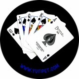 Yutipet / Montana Dog Grafikus címke M-XXL méretű Yutipet hámokhoz (Royal Flush)