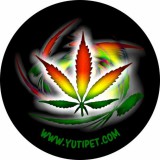 Yutipet / Montana Dog Grafikus címke XXS-S2 méretű Yutipet hámokhoz (Cannabis)