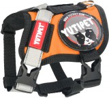 Yutipet / Montana Dog Yutipet párnázott biztonsági kutyahám (Narancssárga; XXS; Haskörméret: 31-36 cm, Nyakkörméret: 25-29 cm)